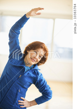 Senior woman stretching Senior woman stretching 10363764