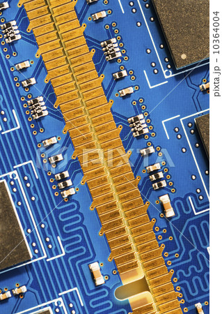 Studio shot of computer chip Studio shot of computer chip 10364004