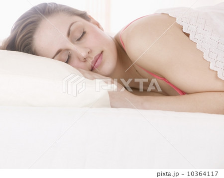 Closeup of woman sleeping Closeup of woman sleeping 10364117