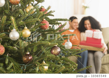 Couple with Christmas gifts 10365549