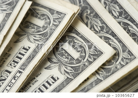 Closeup of stack of dollar bills Closeup of stack of dollar bills 10365627
