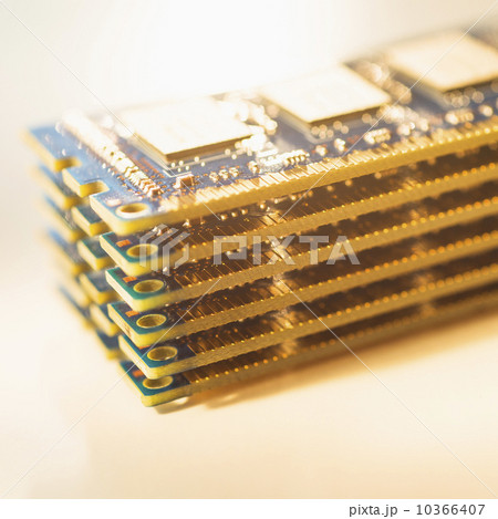 Studio shot of computer chips Studio shot of computer chips 10366407