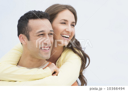 Happy young couple embracing 10366494