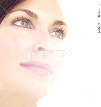 Closeup of a young woman's face Closeup of a young woman's face 10366907