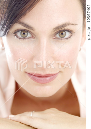 Closeup of a young woman's face 10367402
