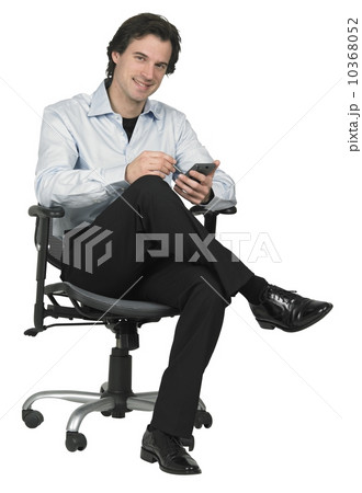 Man holding a PDA 10368052