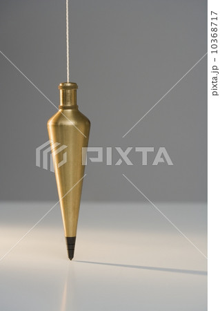 Plumb bob suspended from plumb line 10368717