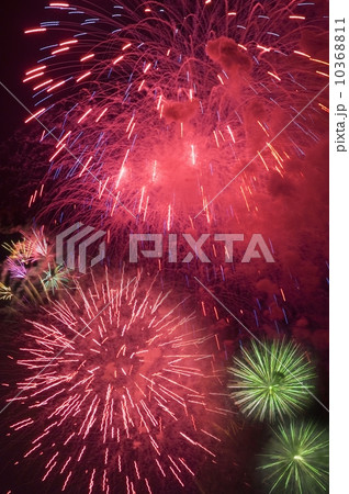 Fireworks in the night sky 10368811