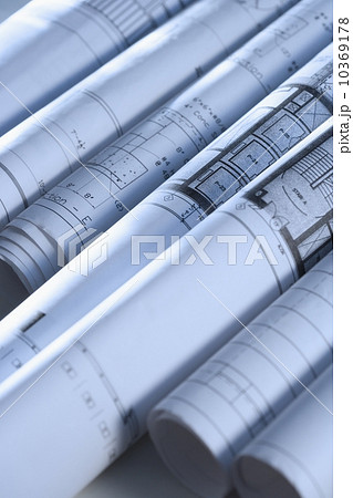 Still life of blueprints Still life of blueprints 10369178