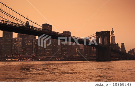 Lower New York and Brooklyn Bridge New York NY Lower New York and Brooklyn Bridge New York NY 10369243