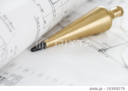 Plumb bob with blueprints Plumb bob with blueprints 10369279