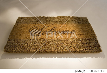 Closeup of a welcome mat 10369317
