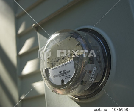 Closeup of a home electric meter 10369602