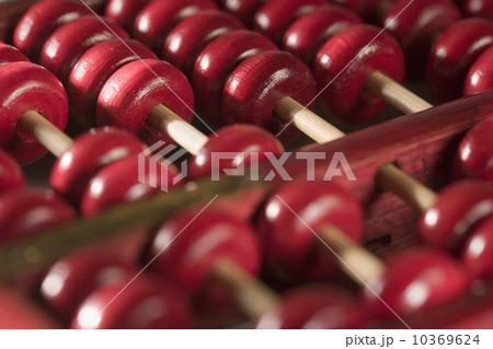 Closeup of a wooden abacus Closeup of a wooden abacus 10369624