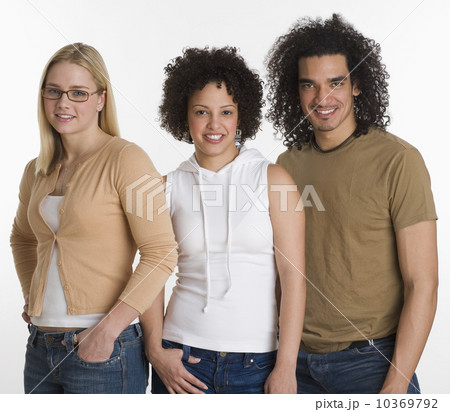 Portrait of three young adults Portrait of three young adults 10369792