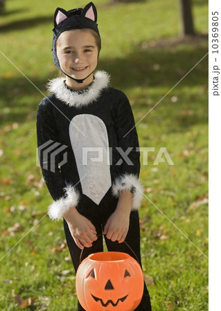 Portrait of girl in Halloween costume Portrait of girl in Halloween costume 10369805