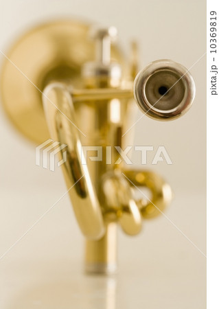 Closeup of trumpet mouthpiece 10369819