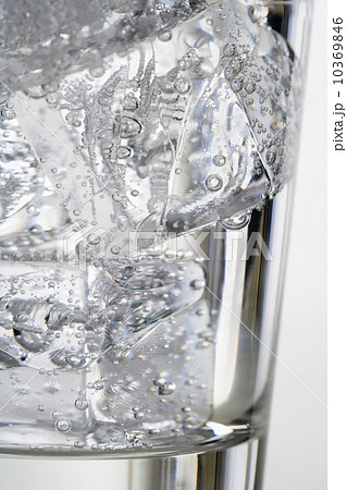 Ice cubes in a glass 10369846