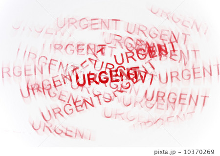Studio shot of Urgent stamp Studio shot of Urgent stamp 10370269