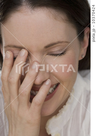 Close up of woman laughing Close up of woman laughing 10370424