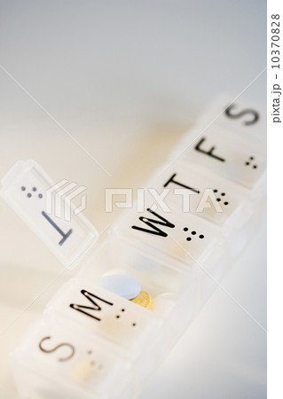 Close up of pill organizer 10370828