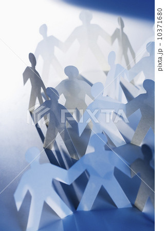 Chain of paperdoll cutouts Chain of paperdoll cutouts 10371680