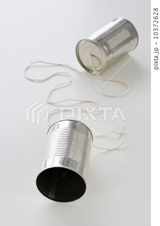 Tin cans connected by string 10372628