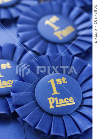 Close up of First Place ribbons 10372901