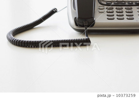 Close up of corded telephone Close up of corded telephone 10373259