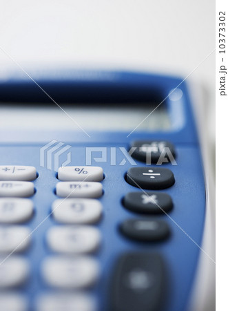 Close up of calculator 10373302