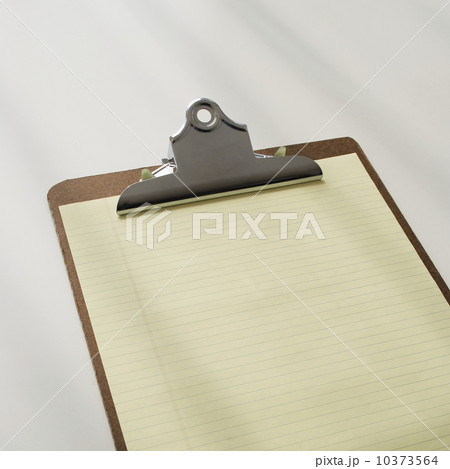 Clipboard with blank paper Clipboard with blank paper 10373564