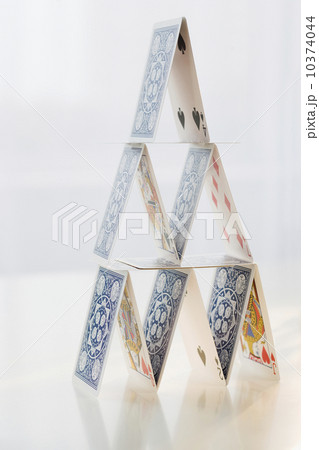 Close up of house of cards 10374044