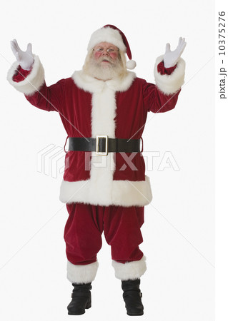 Santa Claus with arms raised 10375276