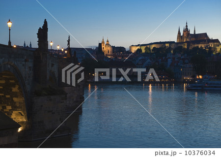 River and city at night River and city at night 10376034