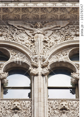 Angel detail of Bayard Building exterior, New York City, New York, USA 10376547
