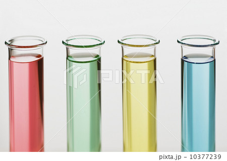 Multi-colored liquids in vials 10377239