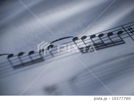 Close up of sheet music 10377760