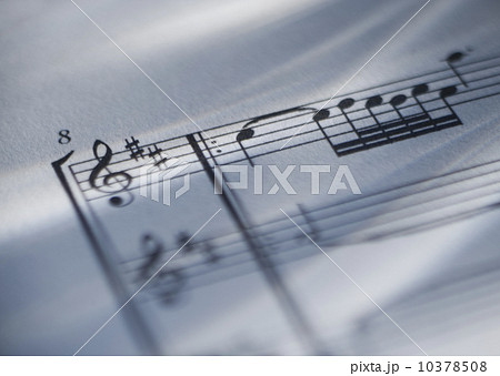 Close up of sheet music 10378508
