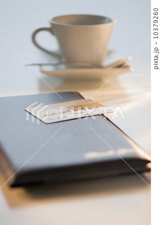 A credit card on a restaurant check A credit card on a restaurant check 10379260