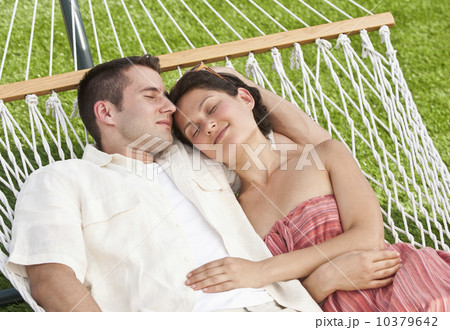 Couple on hammock Couple on hammock 10379642