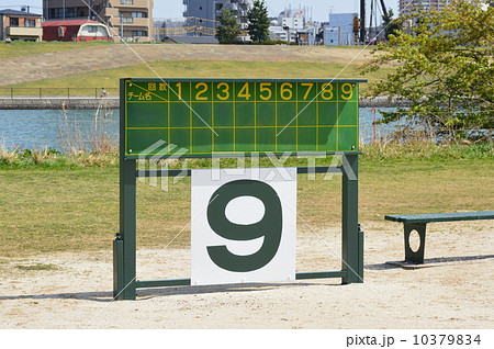 河川敷 野球場 スコアボード 市川橋上流野球場 東京都江戸川区平井1丁目 の写真素材 10379834 Pixta