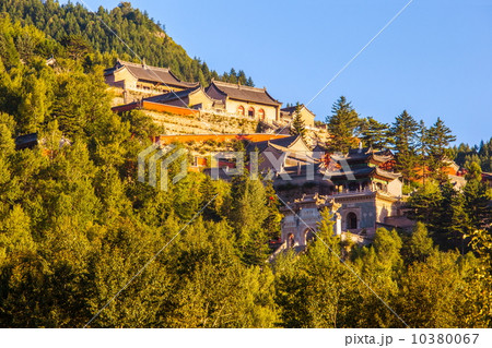 Mount Wutai(Wutaishan) scene-Overlook Nanshan temple Mount Wutai(Wutaishan) scene-Overlook Nanshan temple 10380067