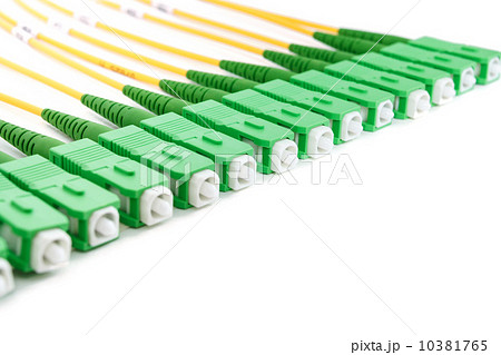 green fiber optic SC connectors 10381765