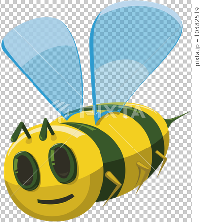 飛んでる蜂のイラスト素材