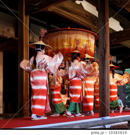 はねず踊りの写真素材