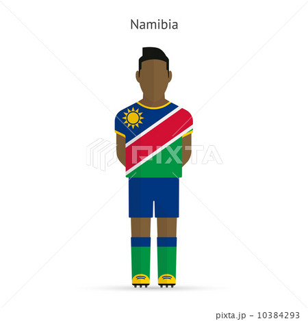 Namibia football player. Soccer uniform. 10384293