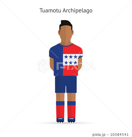Tuamotu Archipelago football player. Soccer uniform. Tuamotu Archipelago football player. Soccer uniform. 10384541