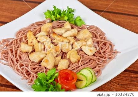 pasta with chicken meat pasta with chicken meat 10384570