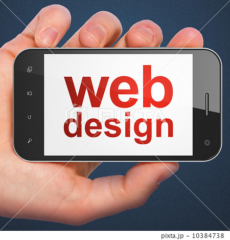 SEO web design concept: Web Design on smartphone SEO web design concept: Web Design on smartphone 10384738