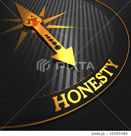Honesty Concept on Golden Compass. 10385484